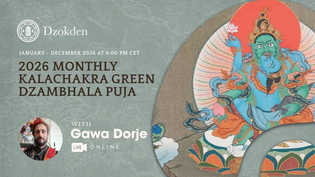 2026 Monthly Kalachakra Green Dzambhala Puja