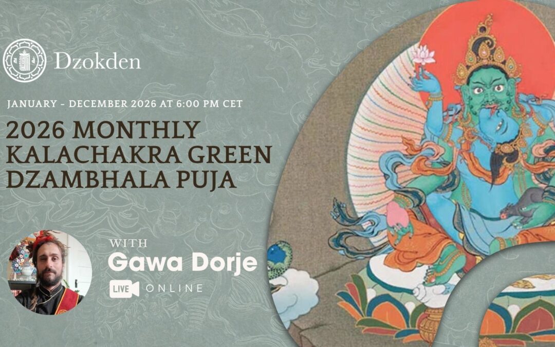 2026 Monthly Kalachakra Green Dzambhala Puja